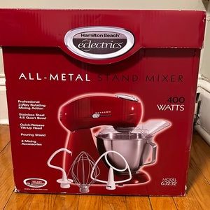 Hamilton Beach Eclectrics All Metal Stand Mixer